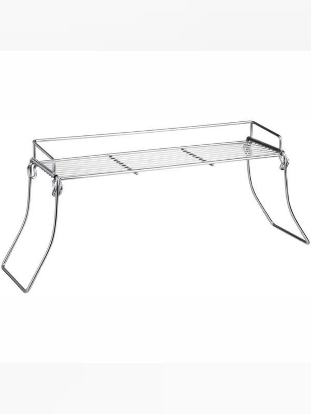 Mainstays Chrome Over the Sink Bathroom Shelf Caddy - Silver